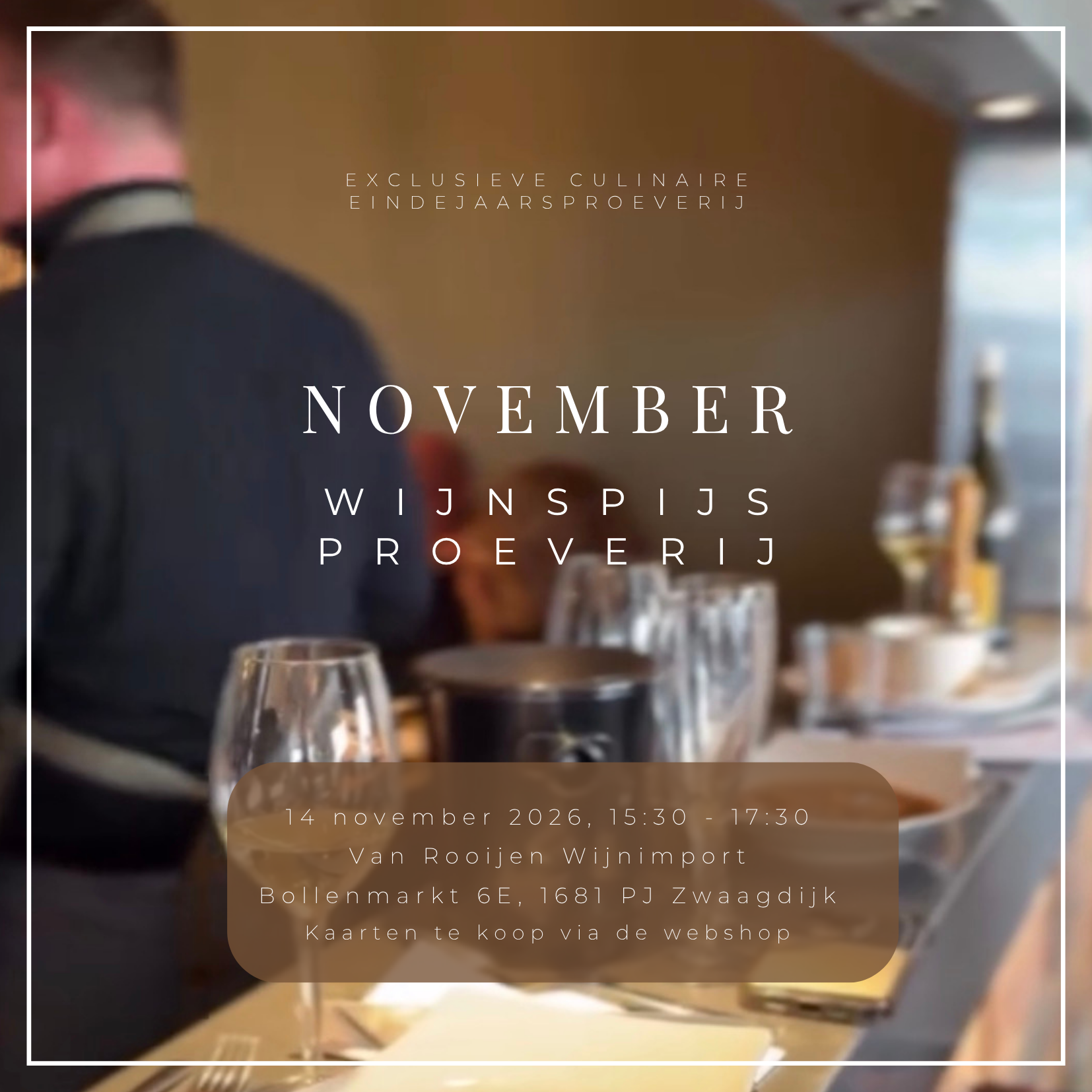 November Proeverij 14-11-2026